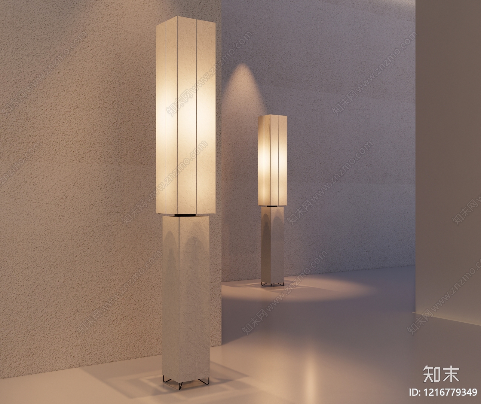 极简主义落地灯3D模型下载【ID:1216779349】
