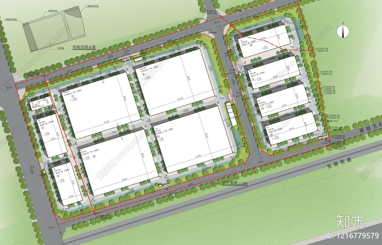 现代厂房施工图下载【ID:1216779579】