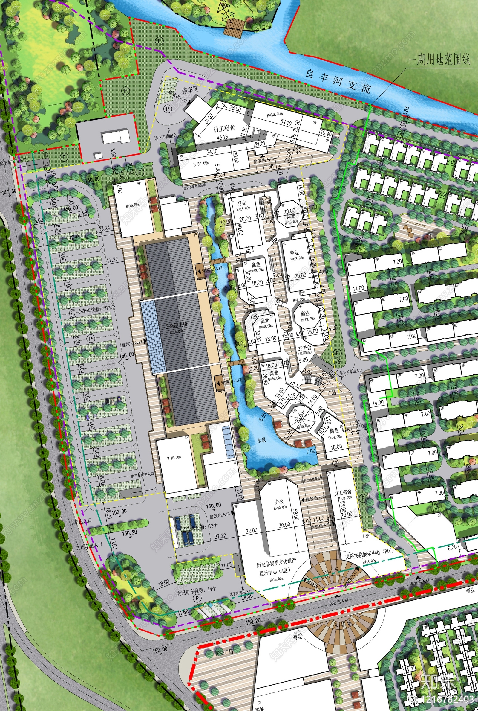 新中式商业街施工图下载【ID:1216782403】