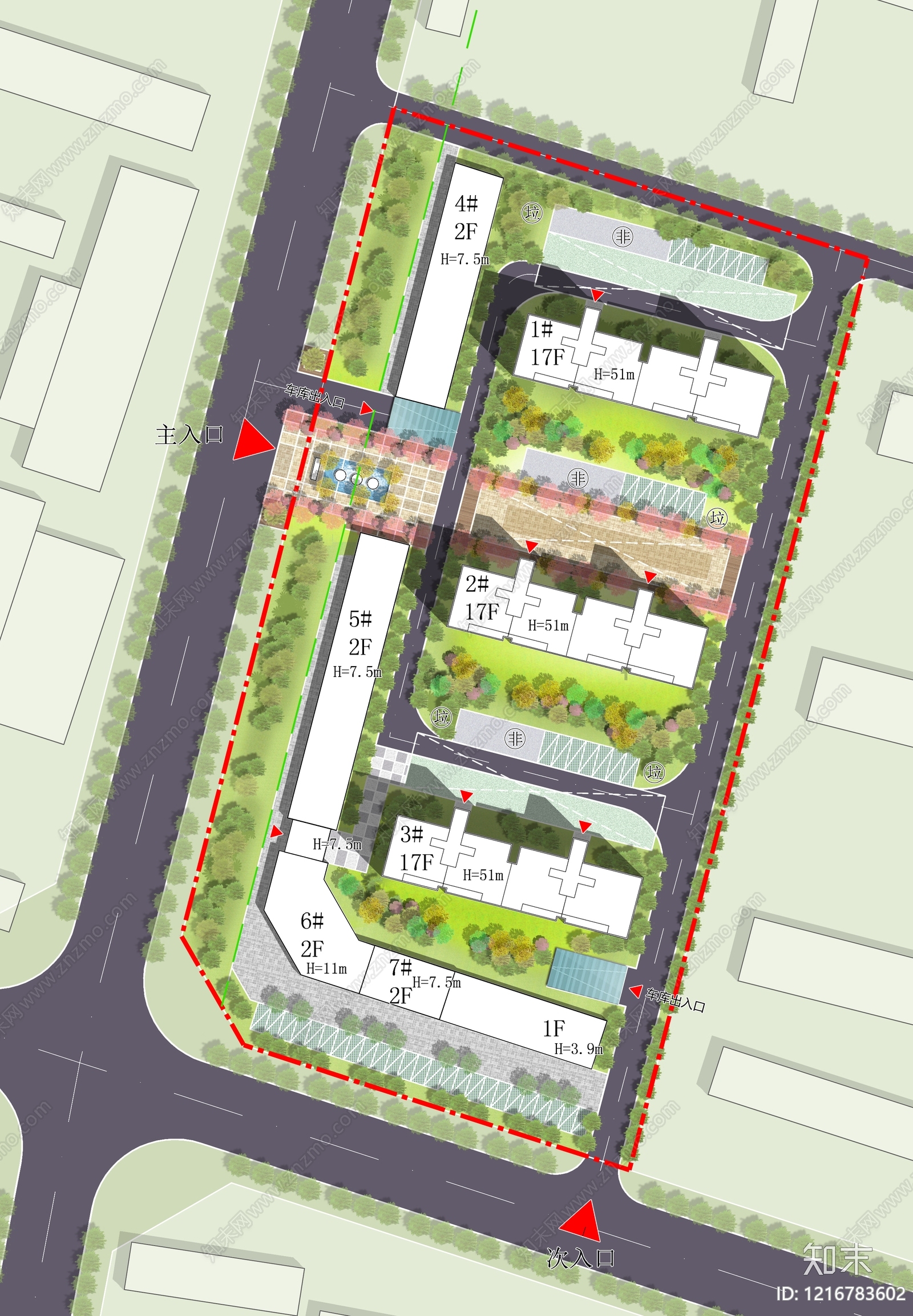 新中式住宅楼建筑施工图下载【ID:1216783602】