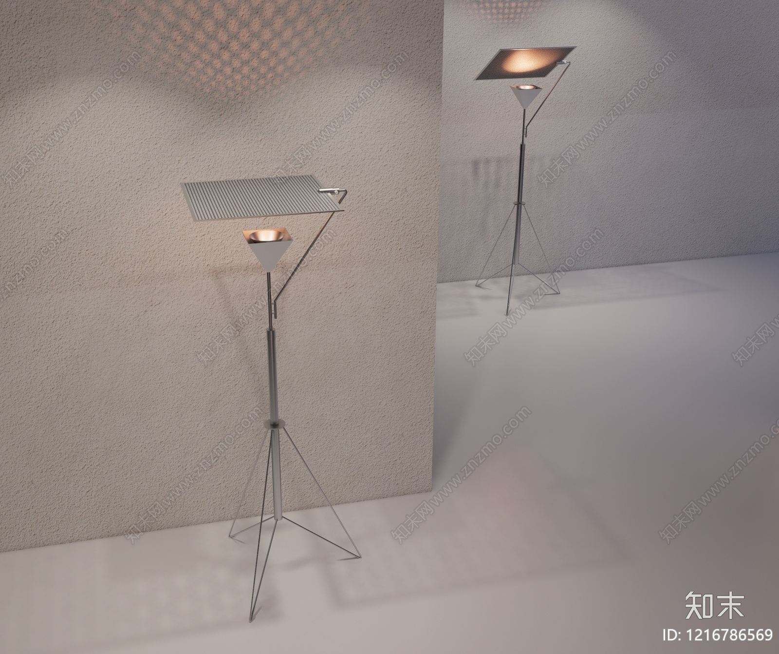极简主义落地灯3D模型下载【ID:1216786569】