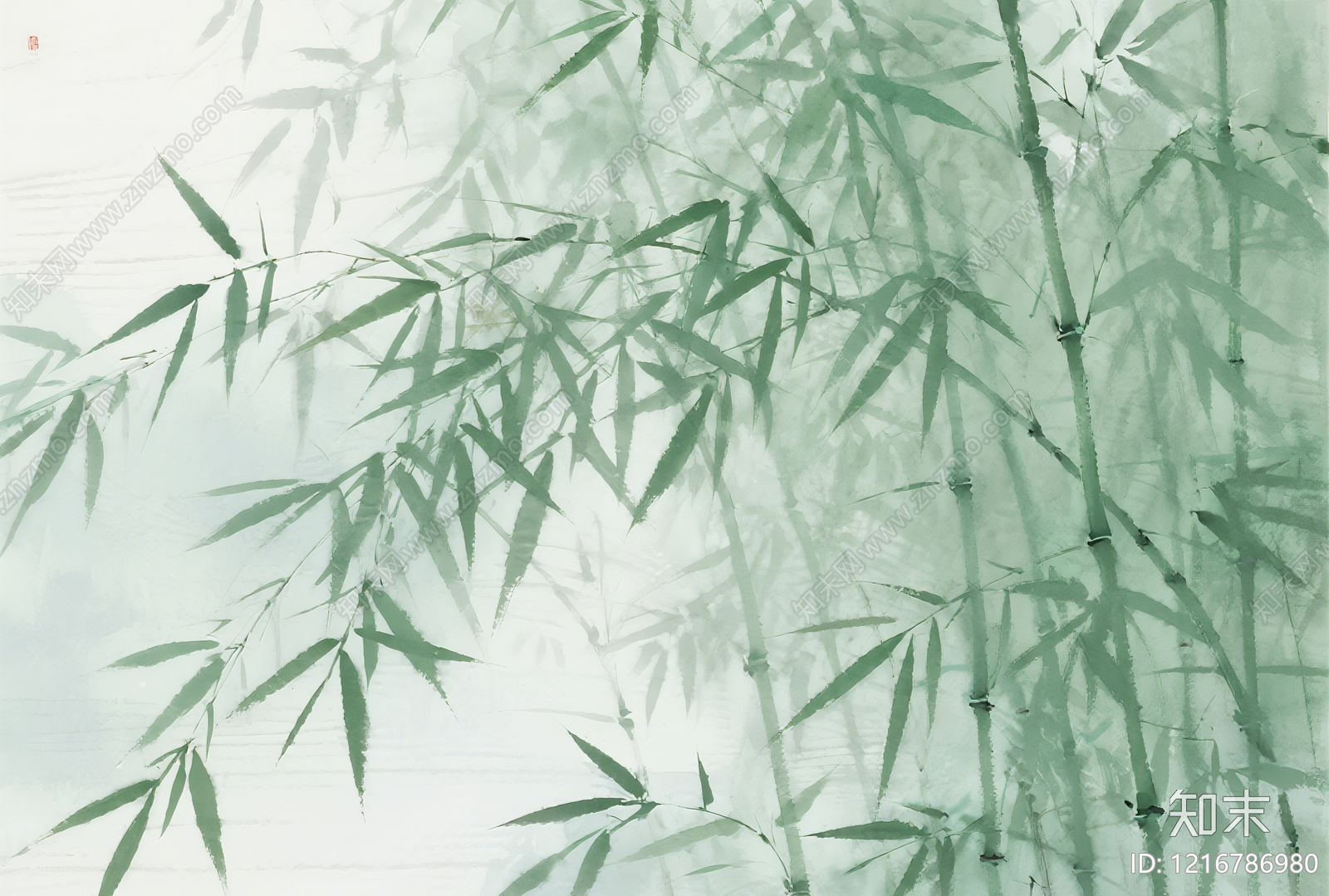 新中式水墨画贴图下载【ID:1216786980】