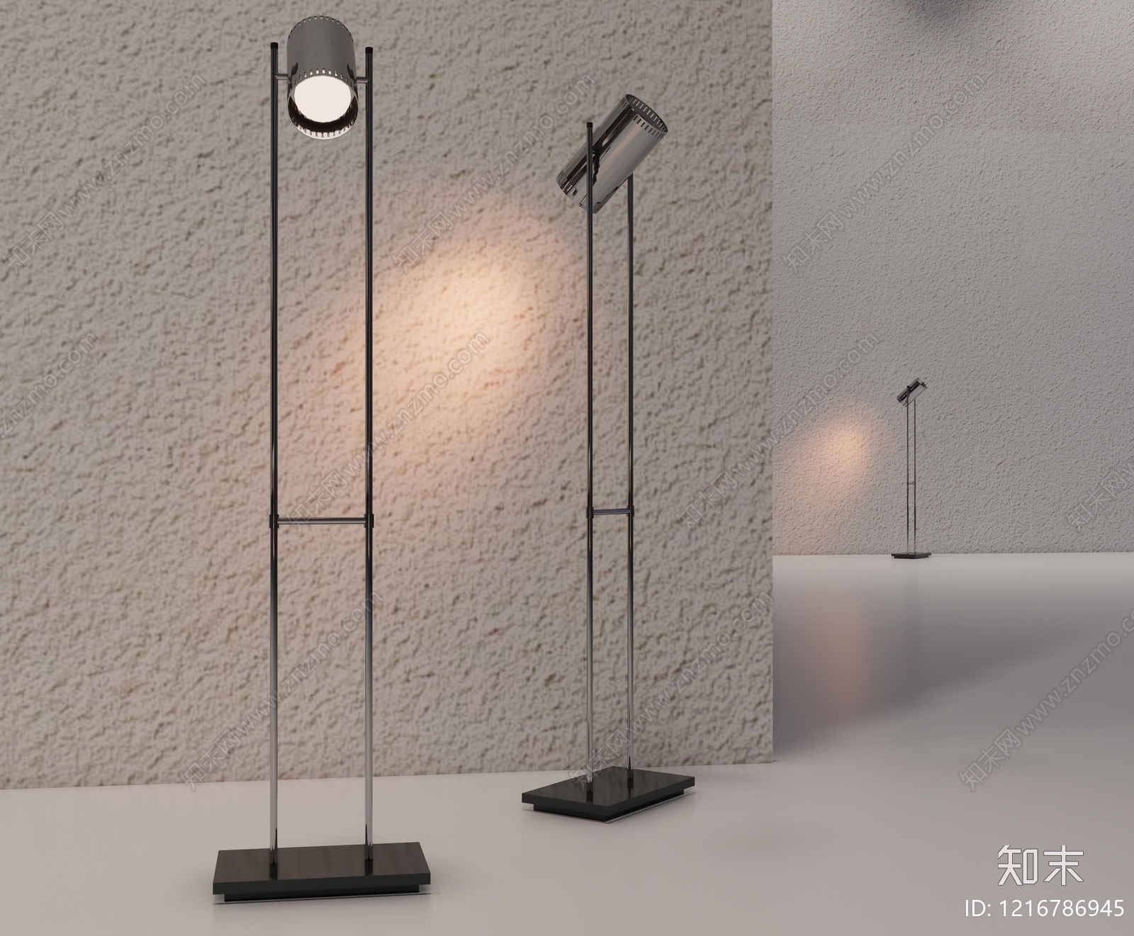 极简落地灯3D模型下载【ID:1216786945】