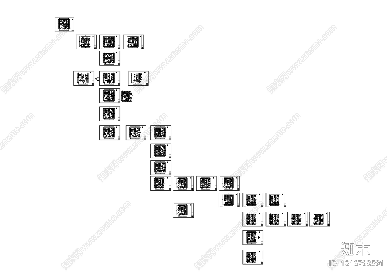 现代其他工装空间施工图下载【ID:1216793591】