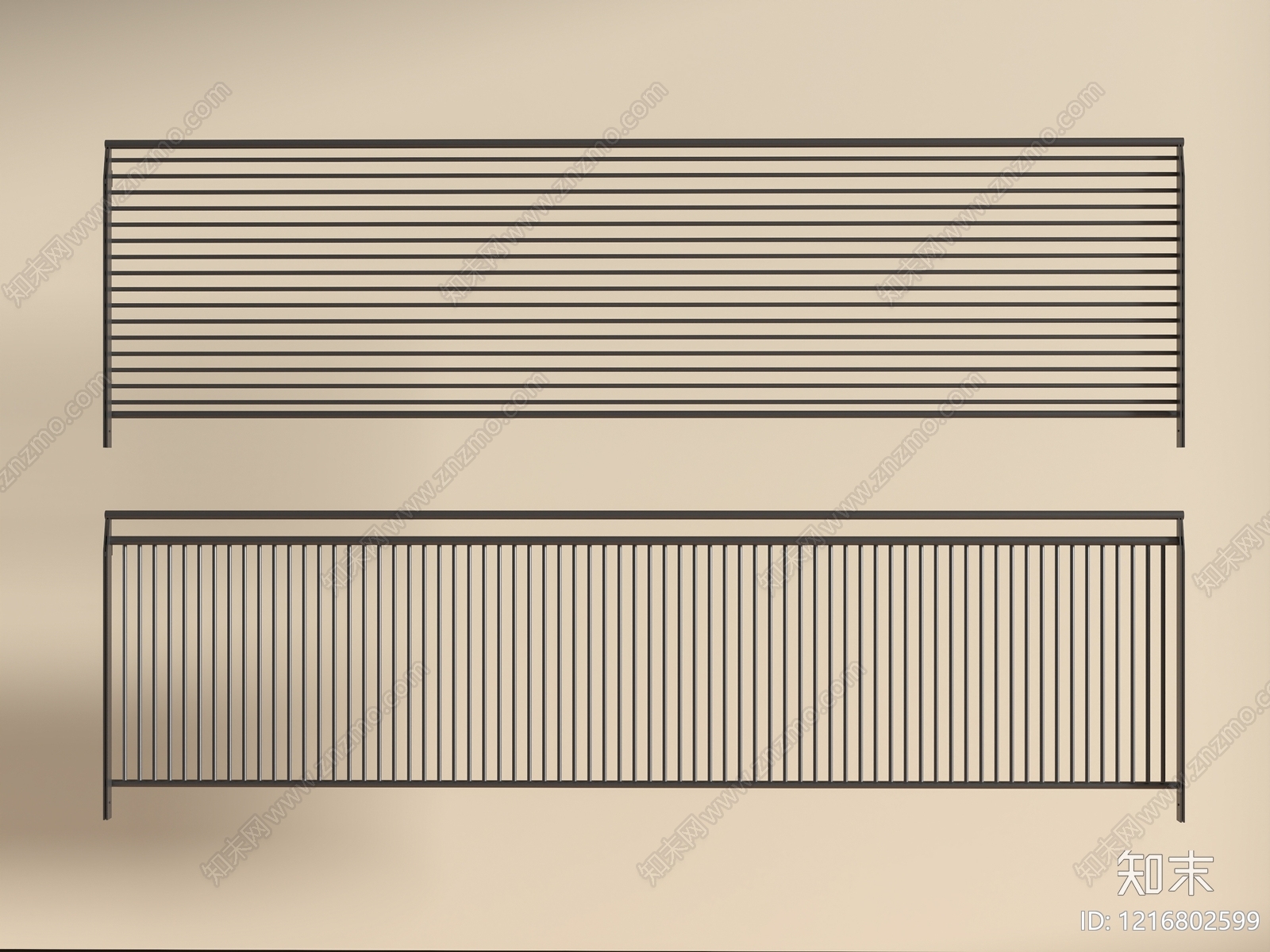 极简主义栏杆3D模型下载【ID:1216802599】