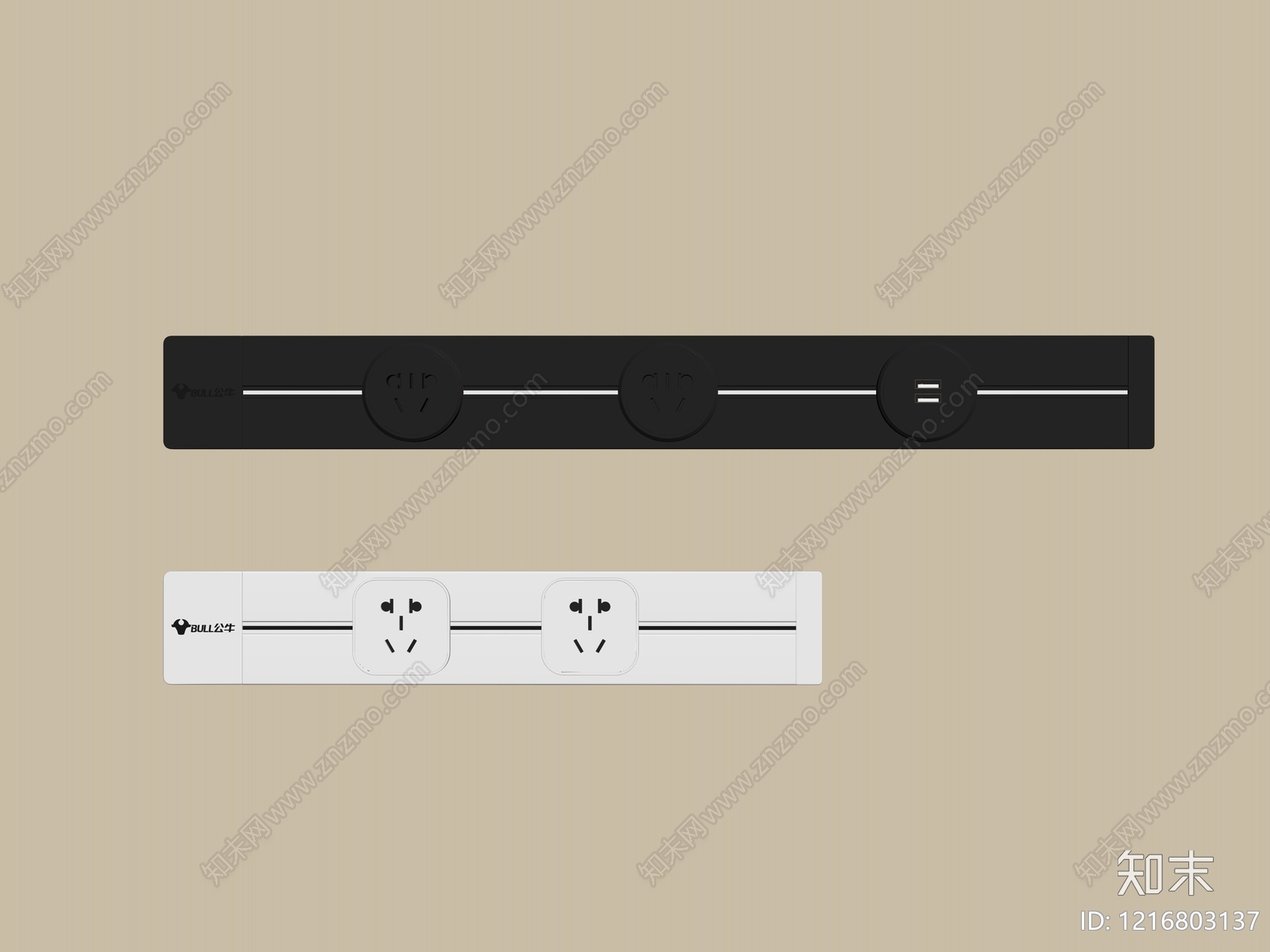 现代简约插座SU模型下载【ID:1216803137】