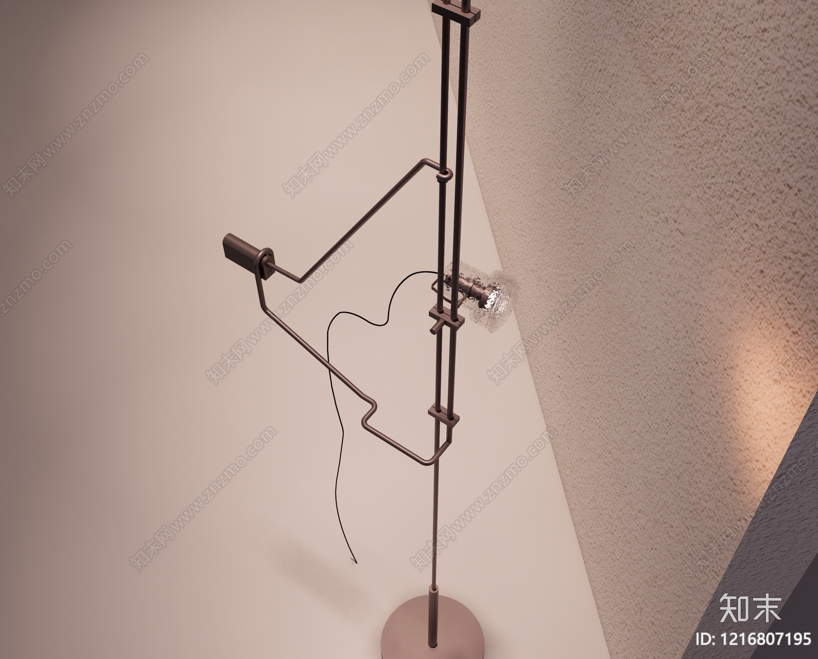 极简落地灯3D模型下载【ID:1216807195】