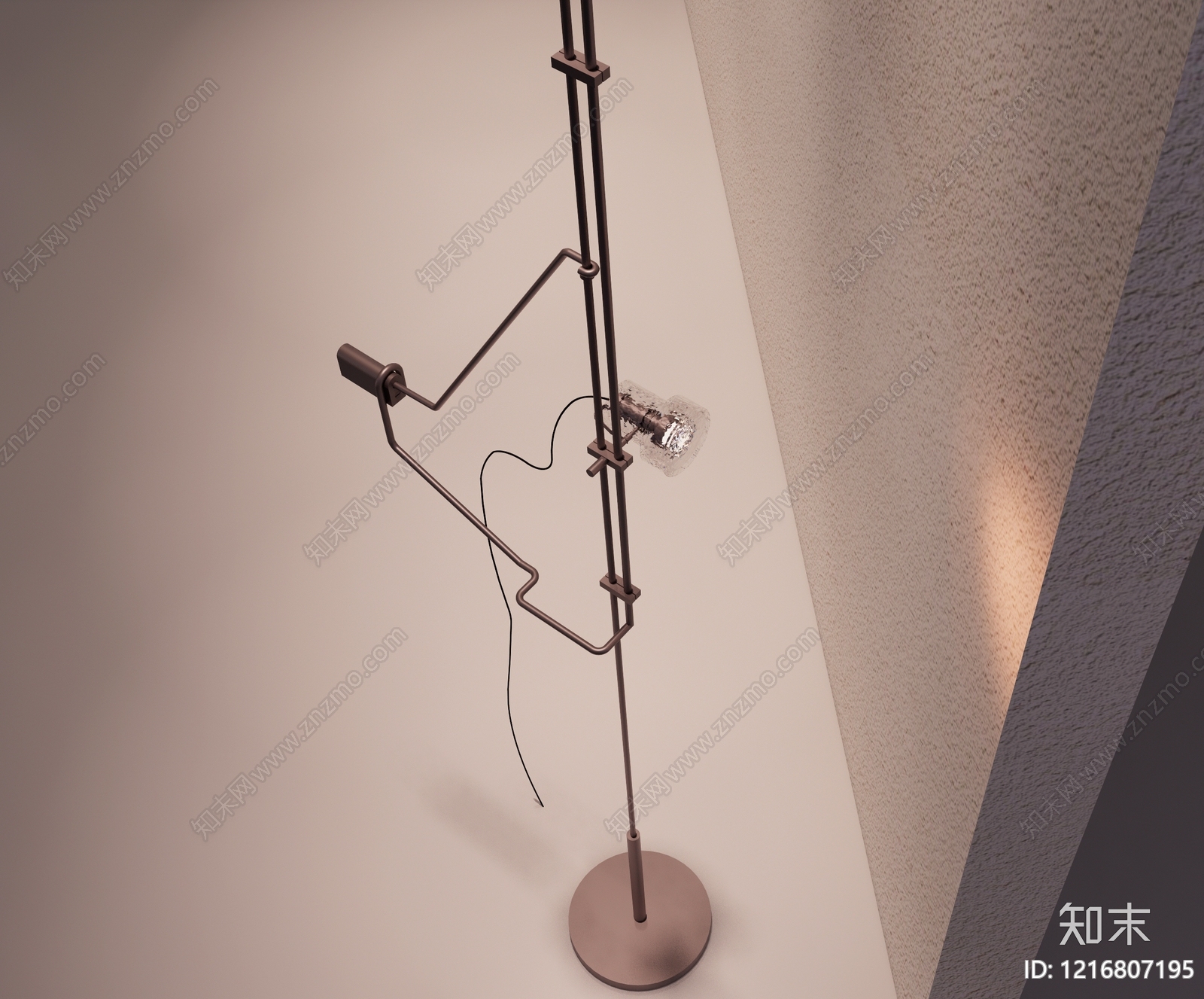 极简落地灯3D模型下载【ID:1216807195】