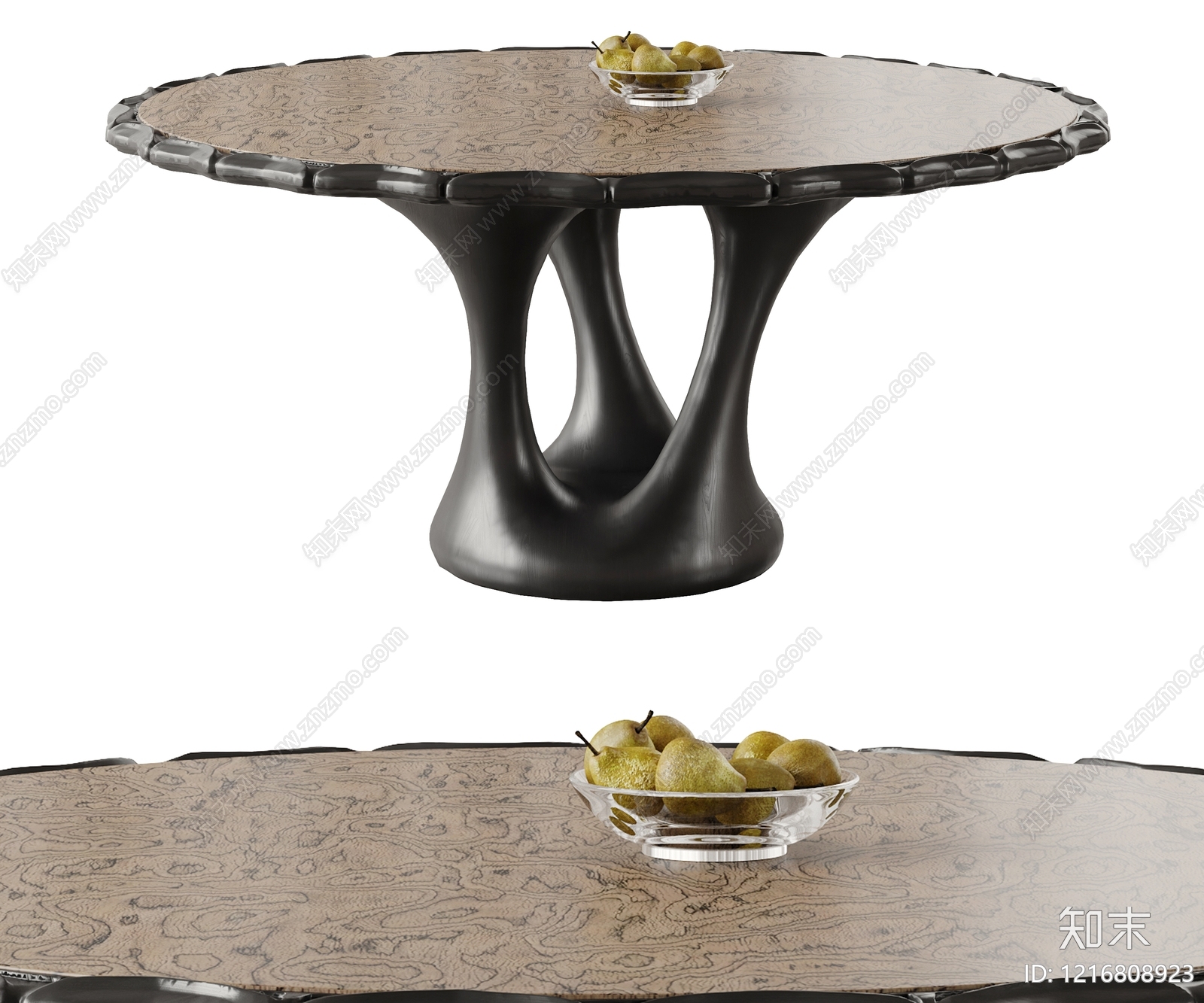 现代艺术风餐桌3D模型下载【ID:1216808923】