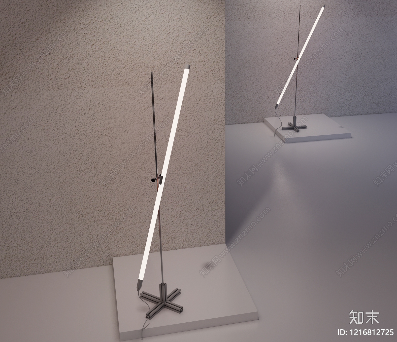 极简主义落地灯3D模型下载【ID:1216812725】