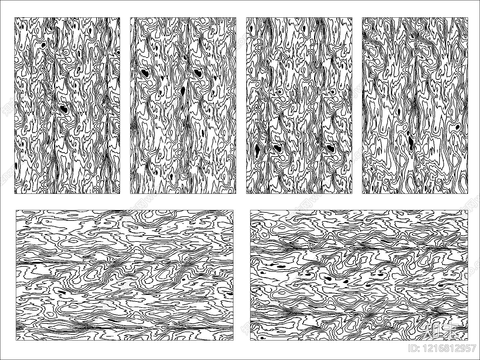现代填充图案施工图下载【ID:1216812957】