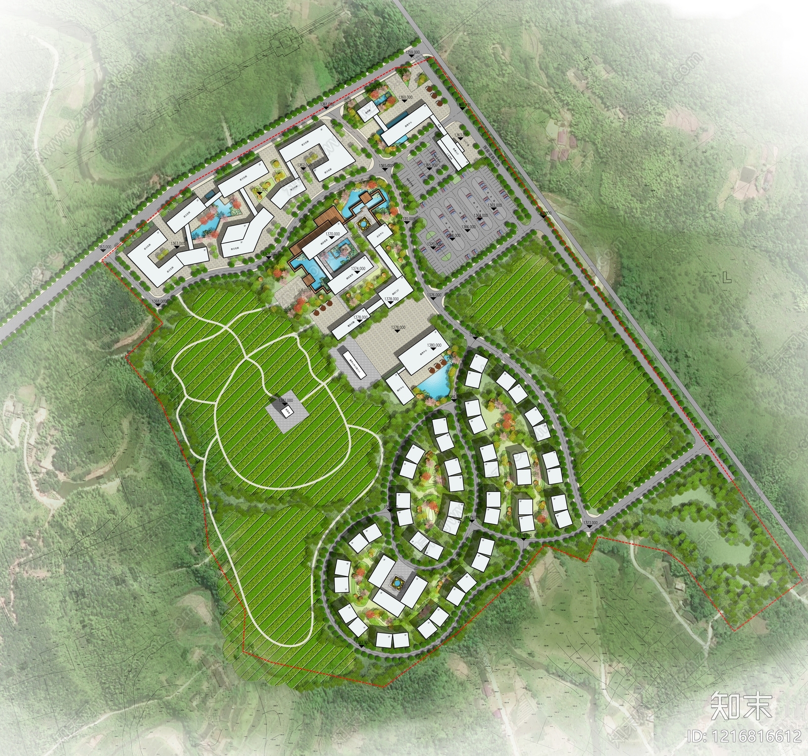 新中式其他商业建筑施工图下载【ID:1216816612】