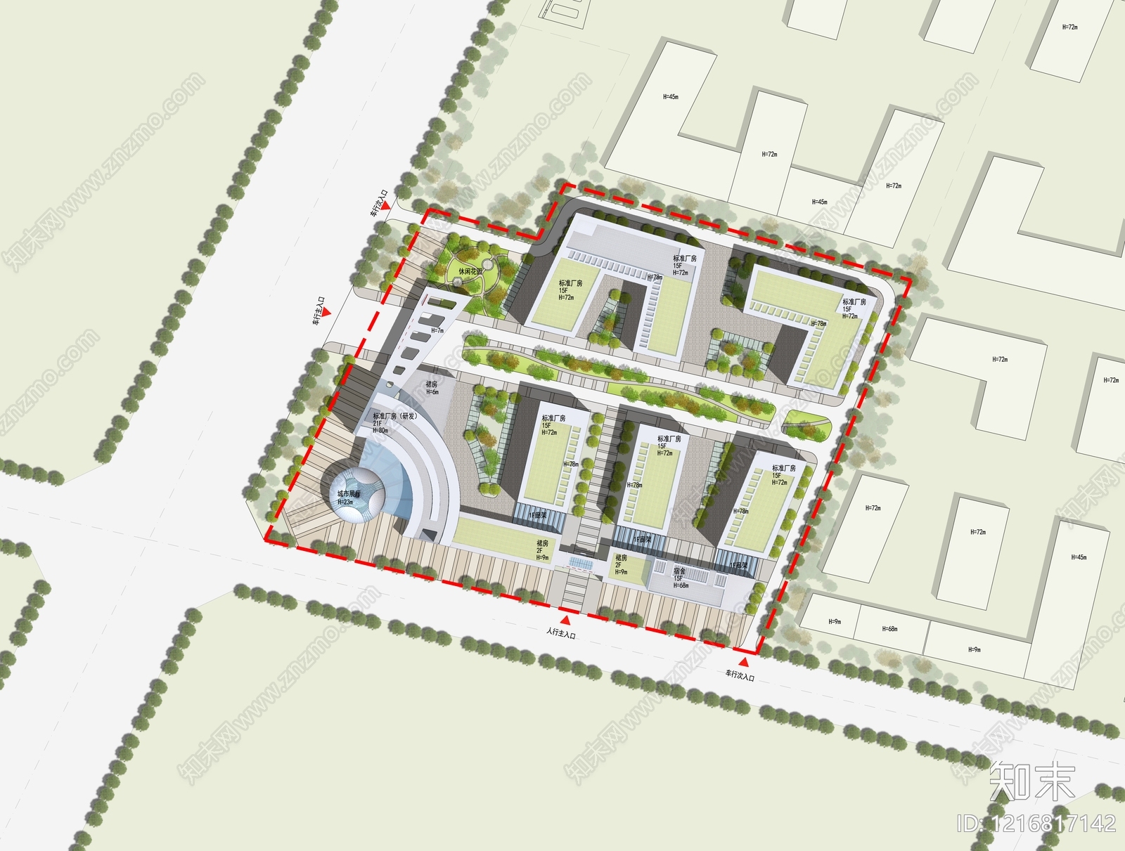 现代厂房施工图下载【ID:1216817142】