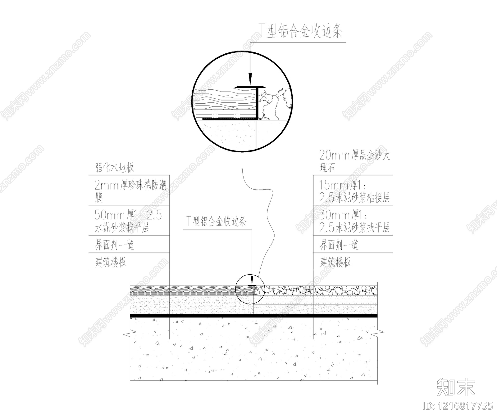 木地板施工图下载【ID:1216817755】