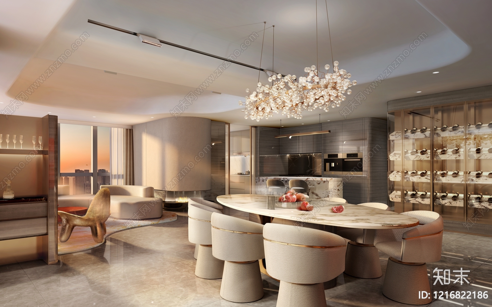 样板间施工图下载【ID:1216822186】