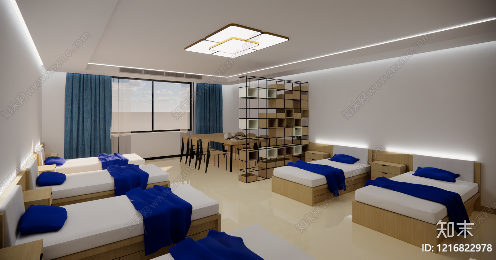 现代简约公寓SU模型下载【ID:1216822978】
