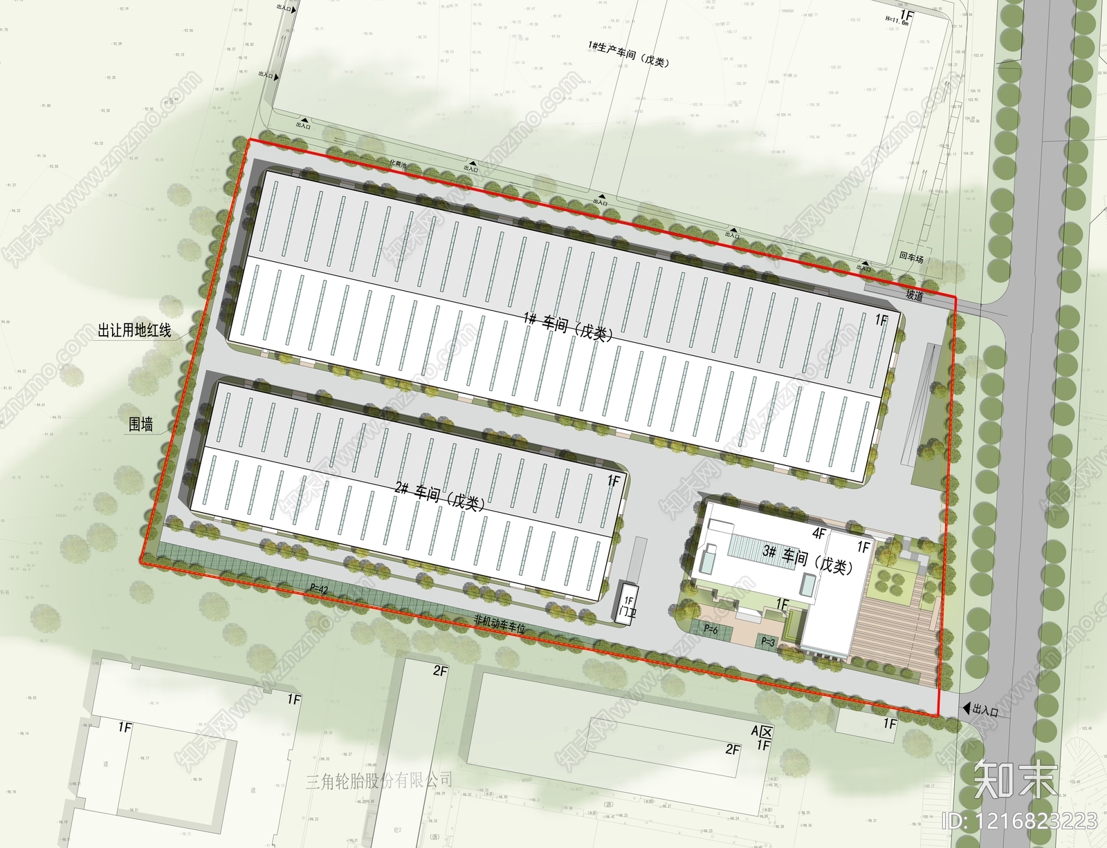 现代厂房施工图下载【ID:1216823223】