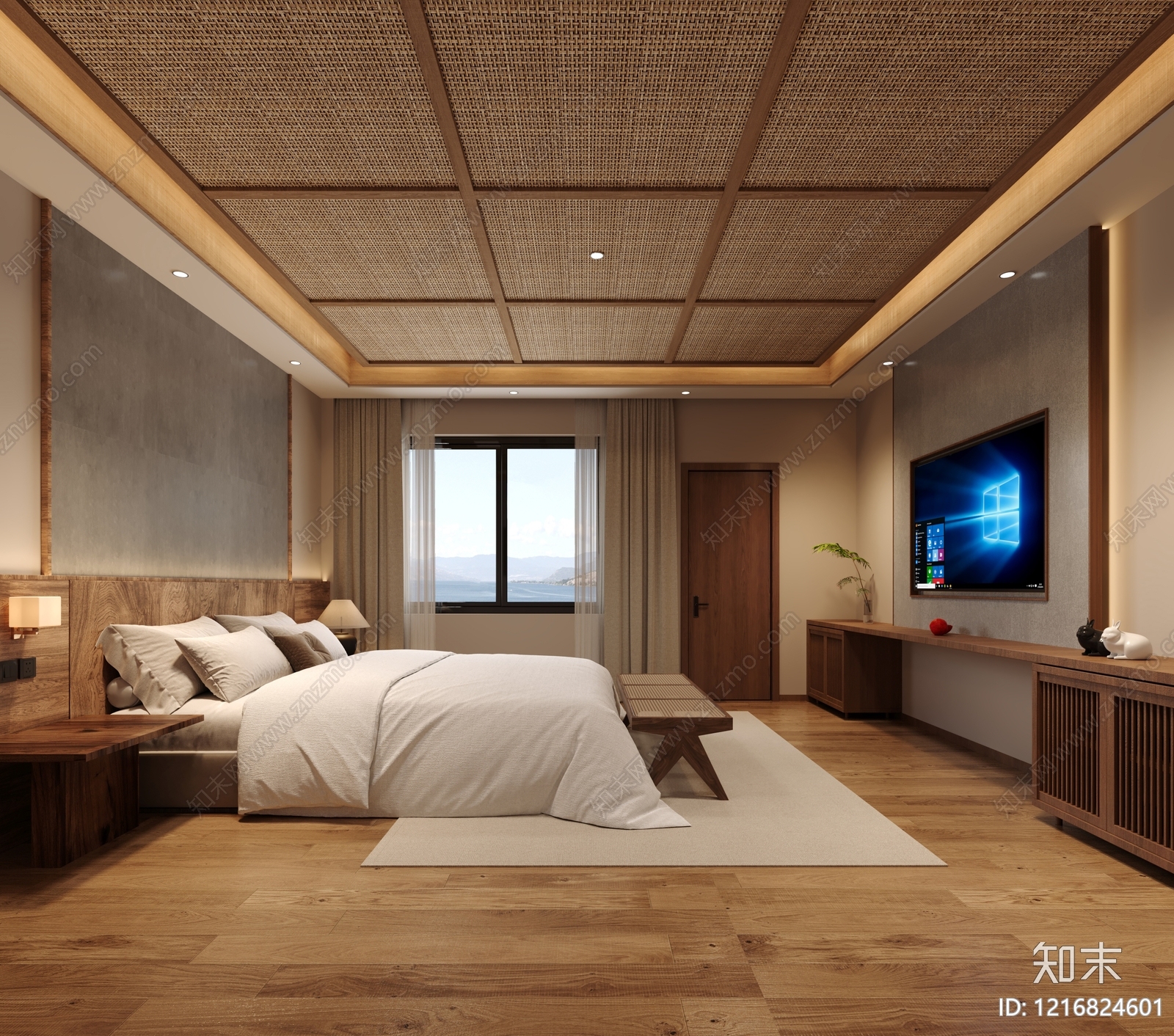 日式民宿3D模型下载【ID:1216824601】