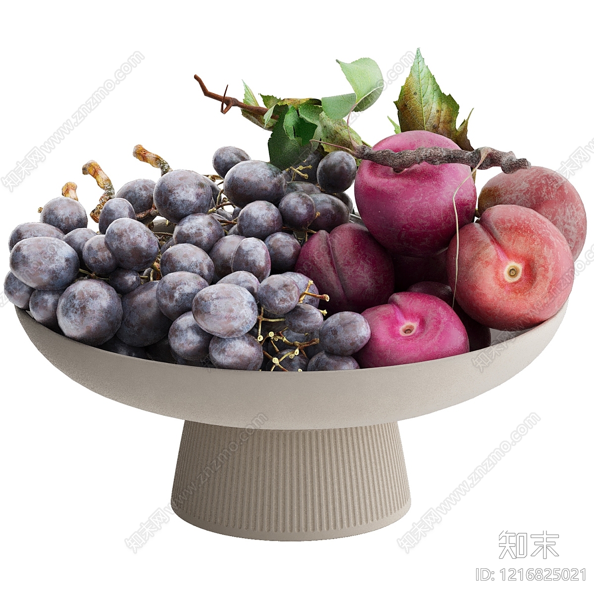 极简水果蔬菜SU模型草图