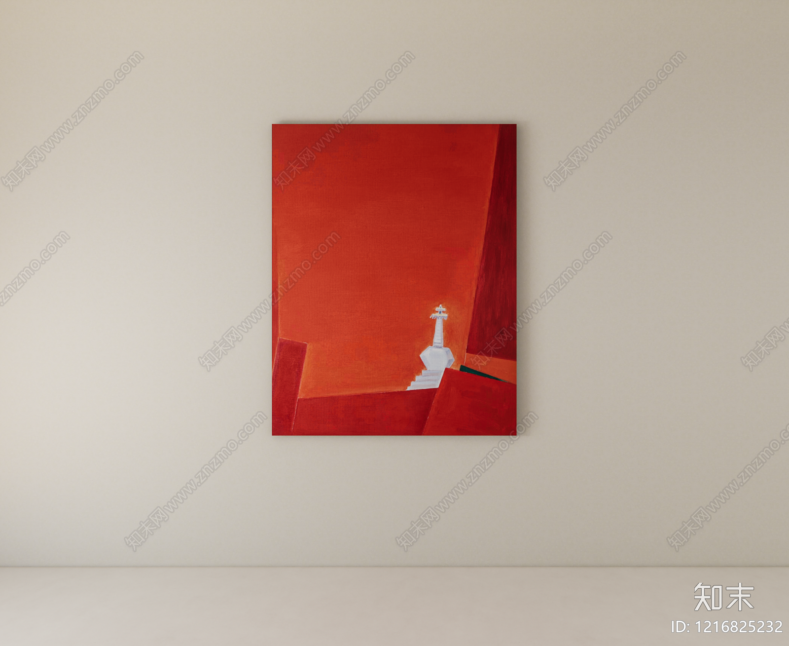 挂画SU模型下载【ID:1216825232】