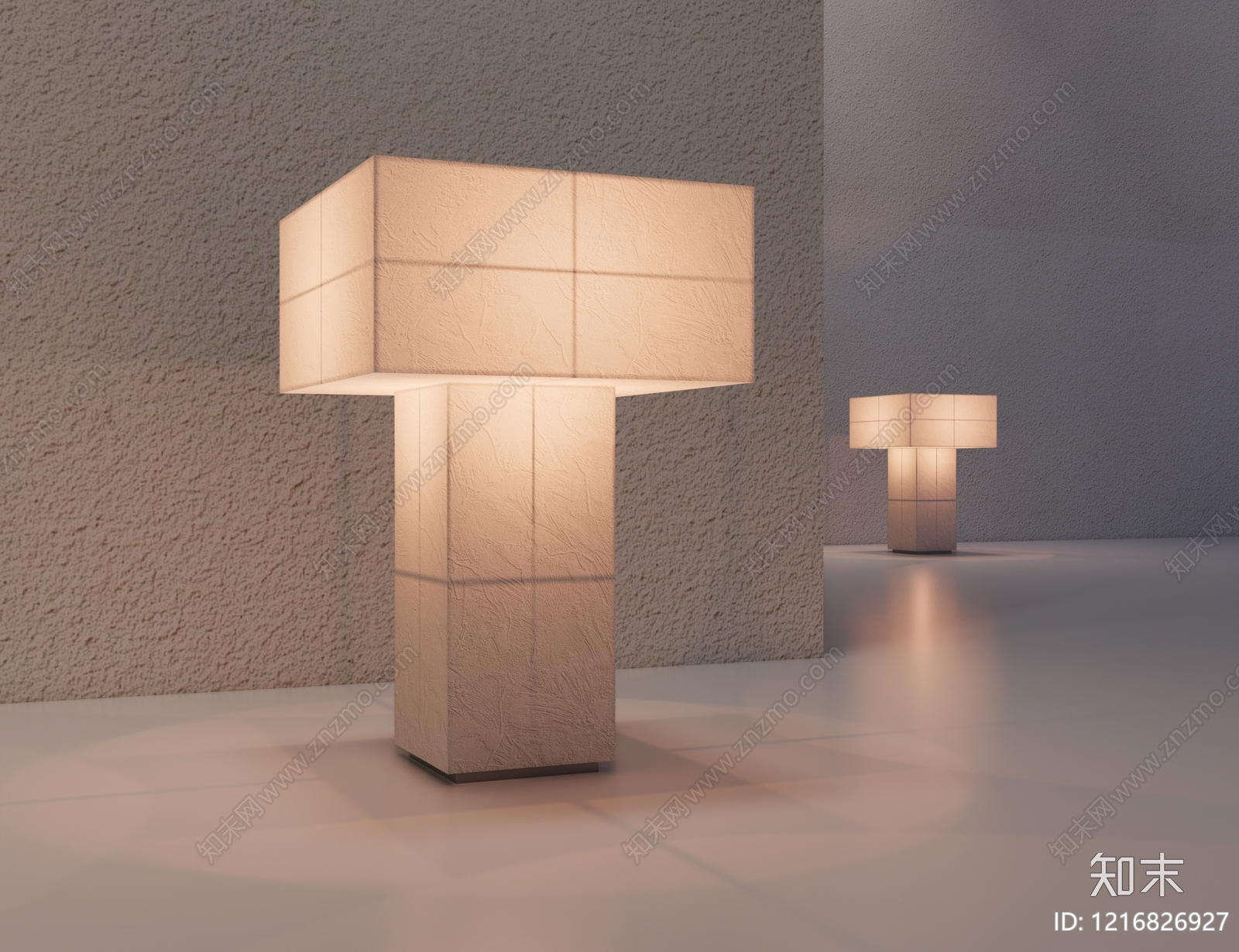 极简落地灯3D模型下载【ID:1216826927】