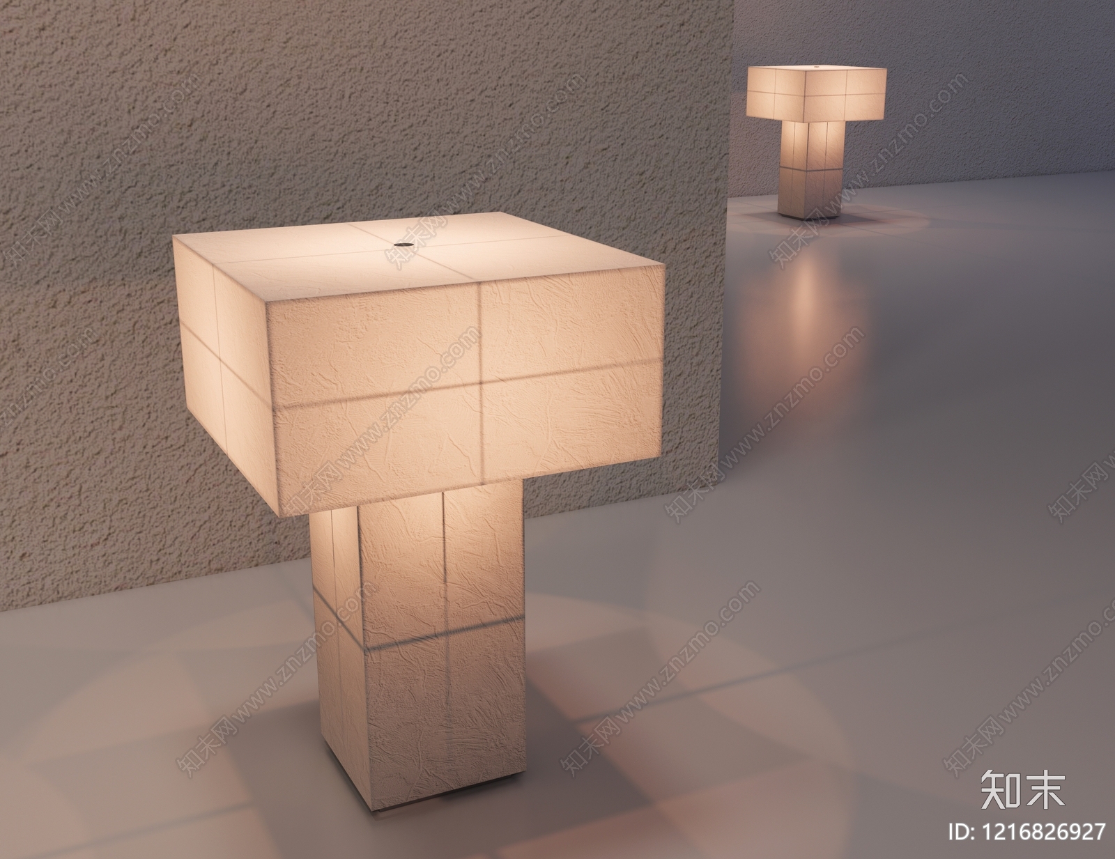 极简落地灯3D模型下载【ID:1216826927】