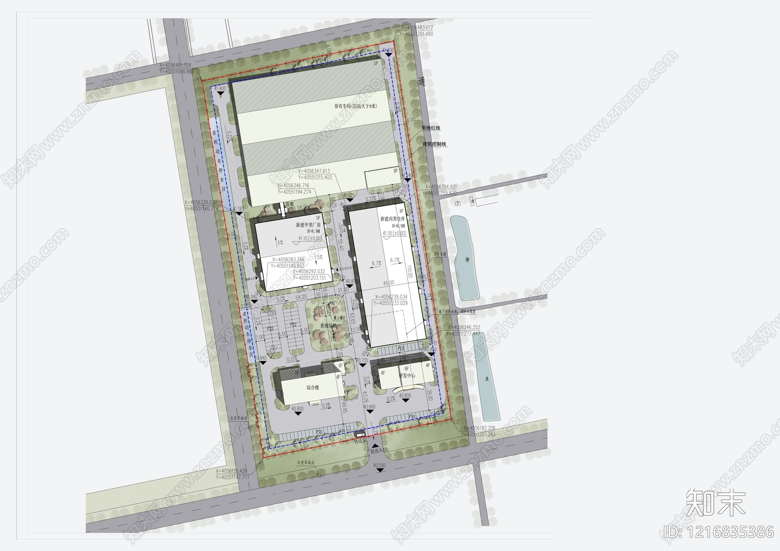 现代厂房施工图下载【ID:1216835386】