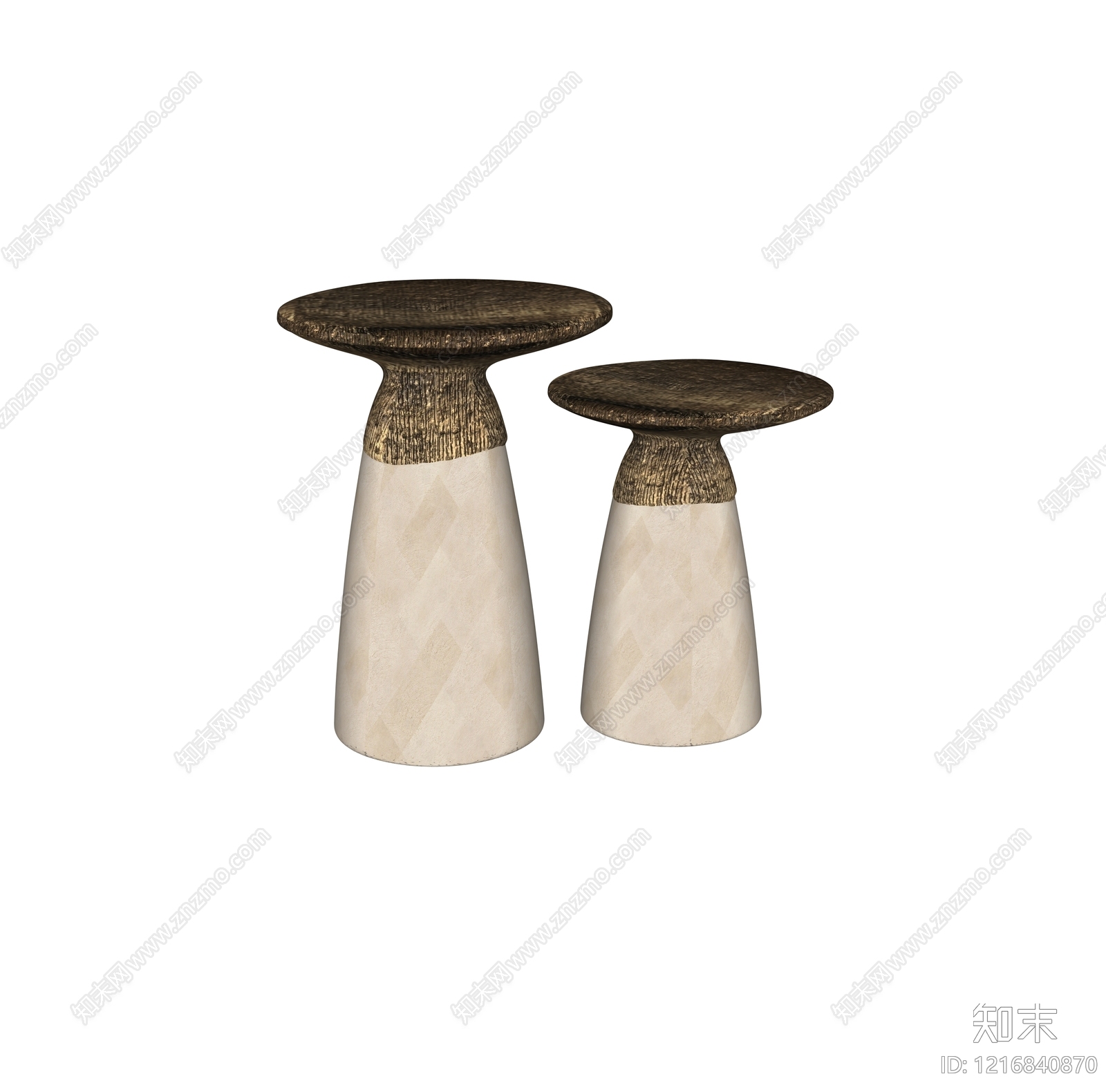 现代轻奢边几SU模型下载【ID:1216840870】