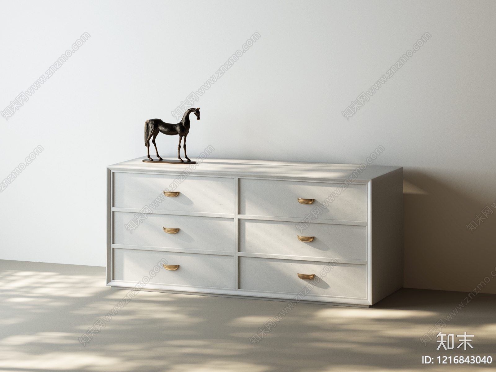现代简约斗柜3D模型下载【ID:1216843040】