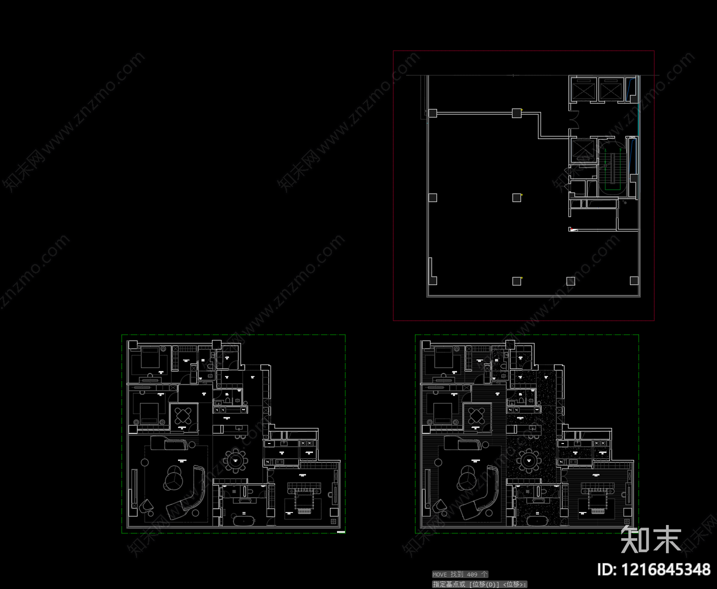 大平层cad施工图下载【ID:1216845348】