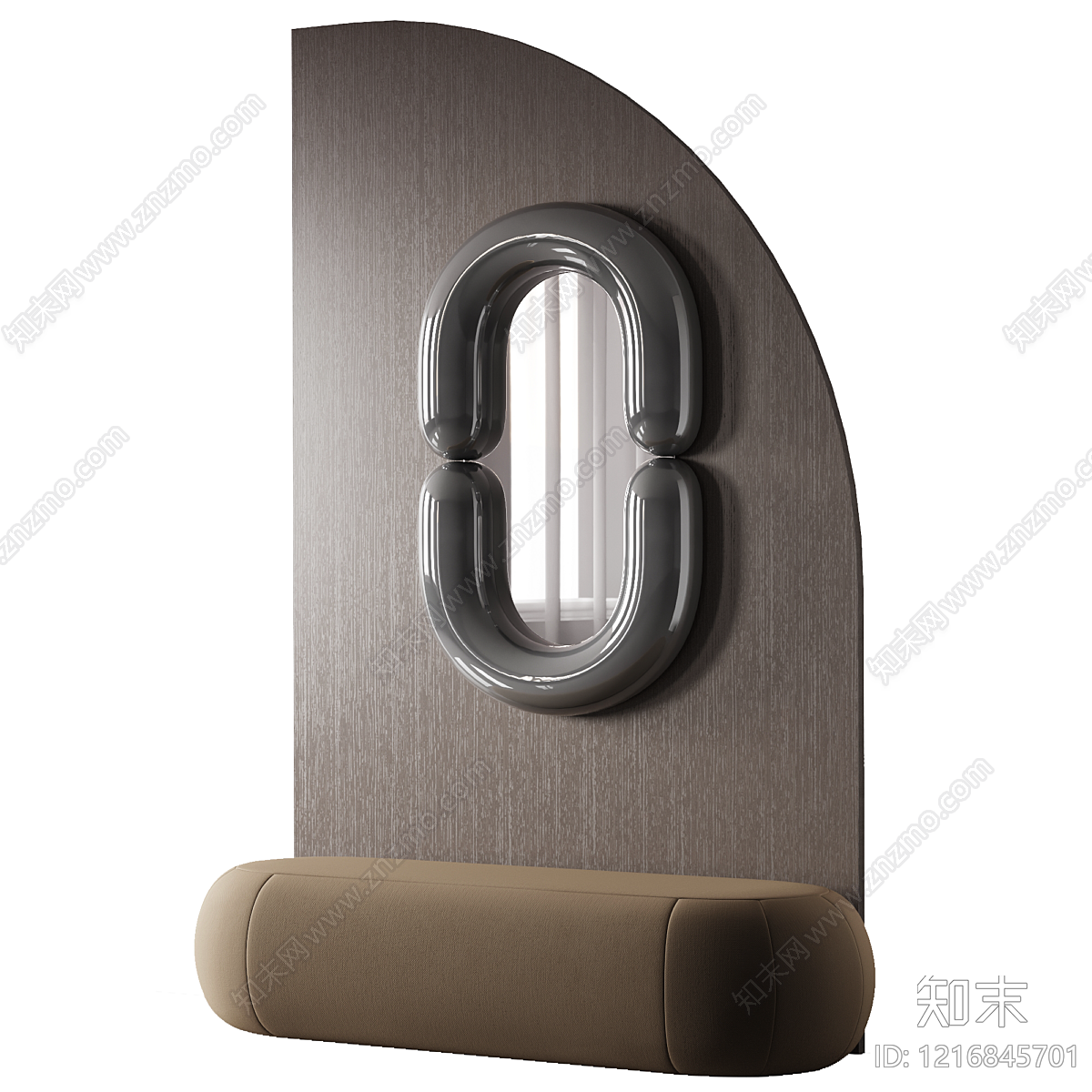 现代简约换鞋凳3D模型下载【ID:1216845701】