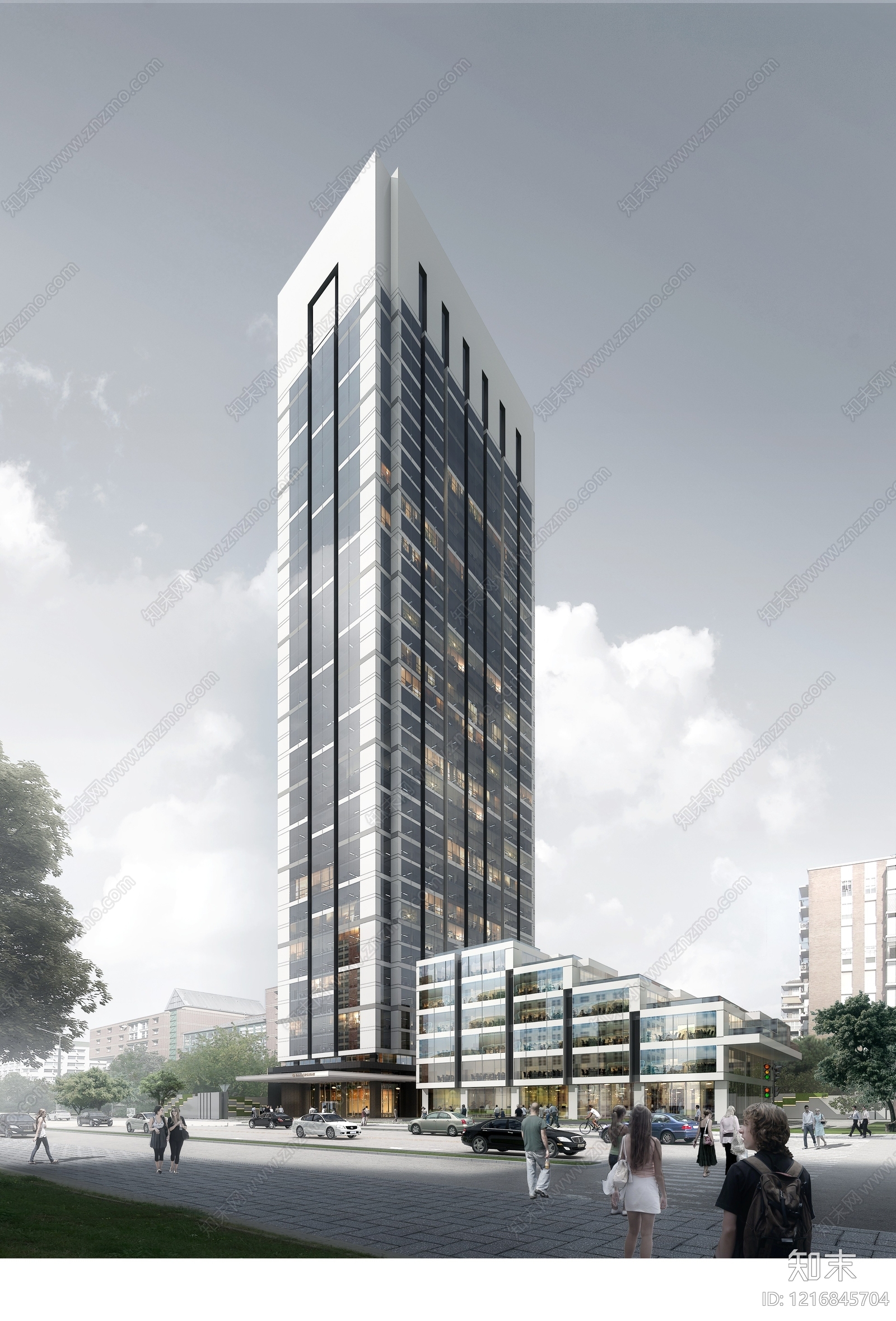 现代主义其他公共建筑3D模型下载【ID:1216845704】