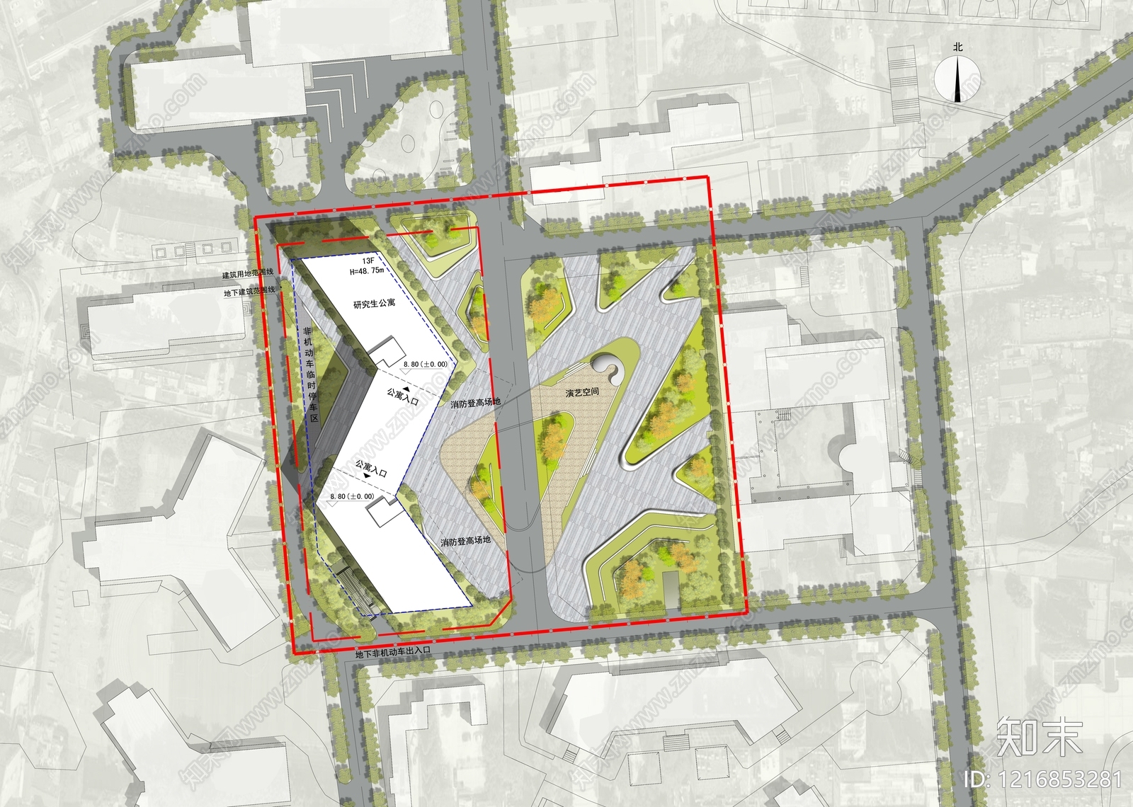 现代学校建筑施工图下载【ID:1216853281】