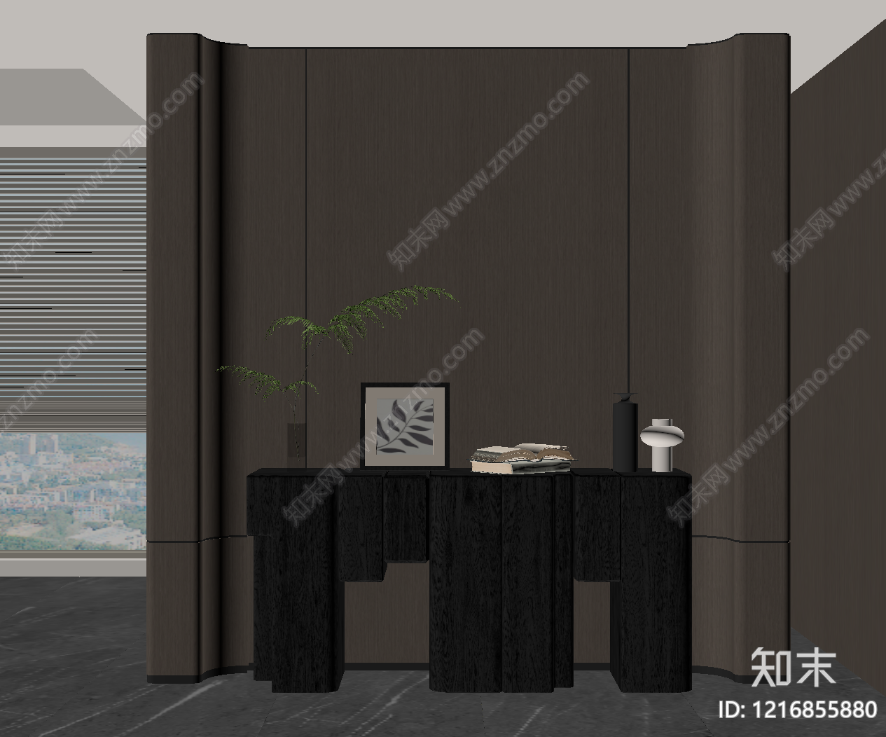 极简玄关SU模型下载【ID:1216855880】
