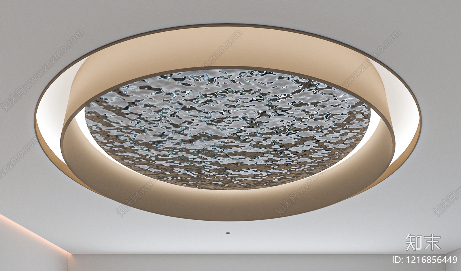 奶油风吊顶3D模型下载【ID:1216856449】
