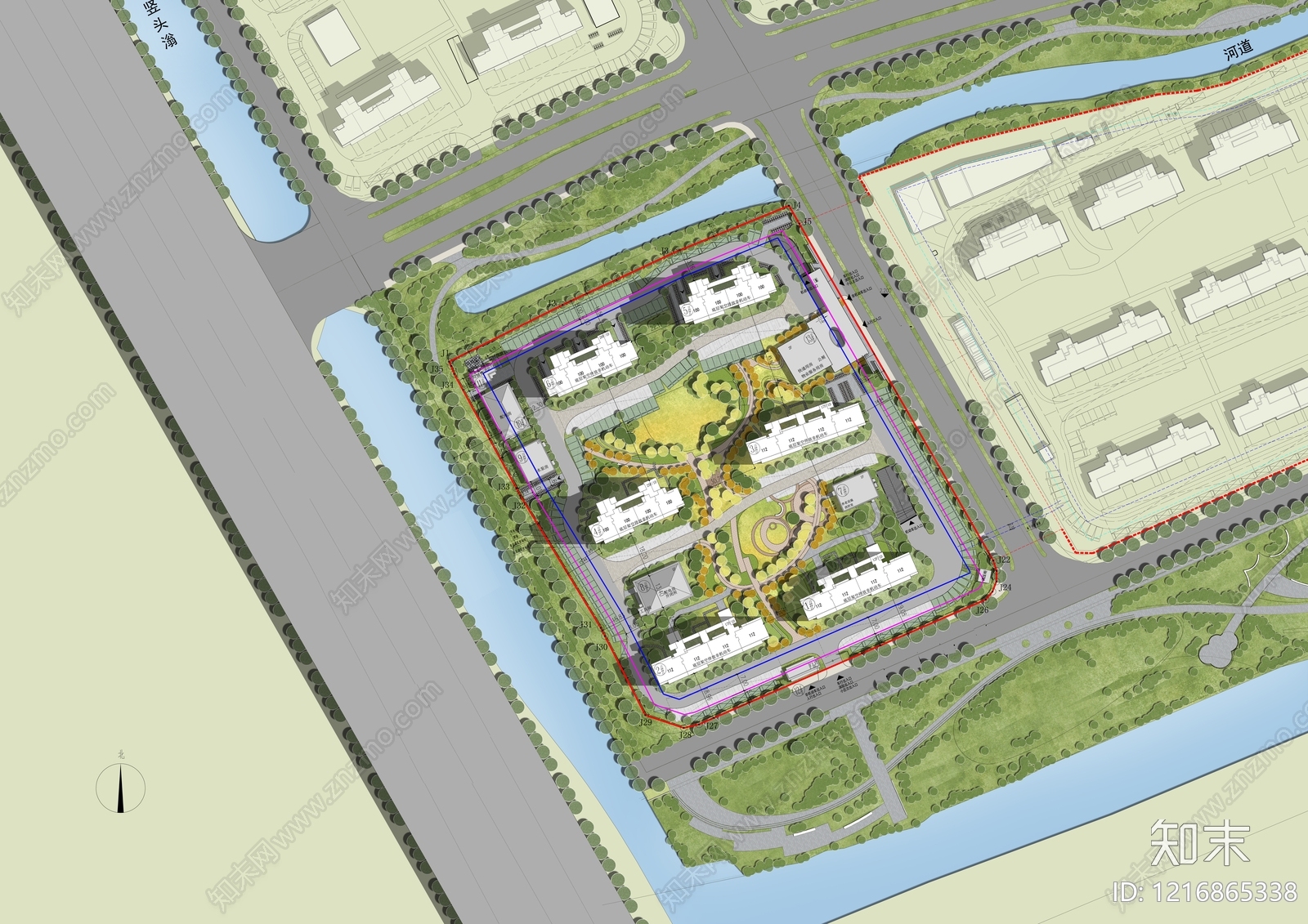 新中式住宅楼建筑施工图下载【ID:1216865338】