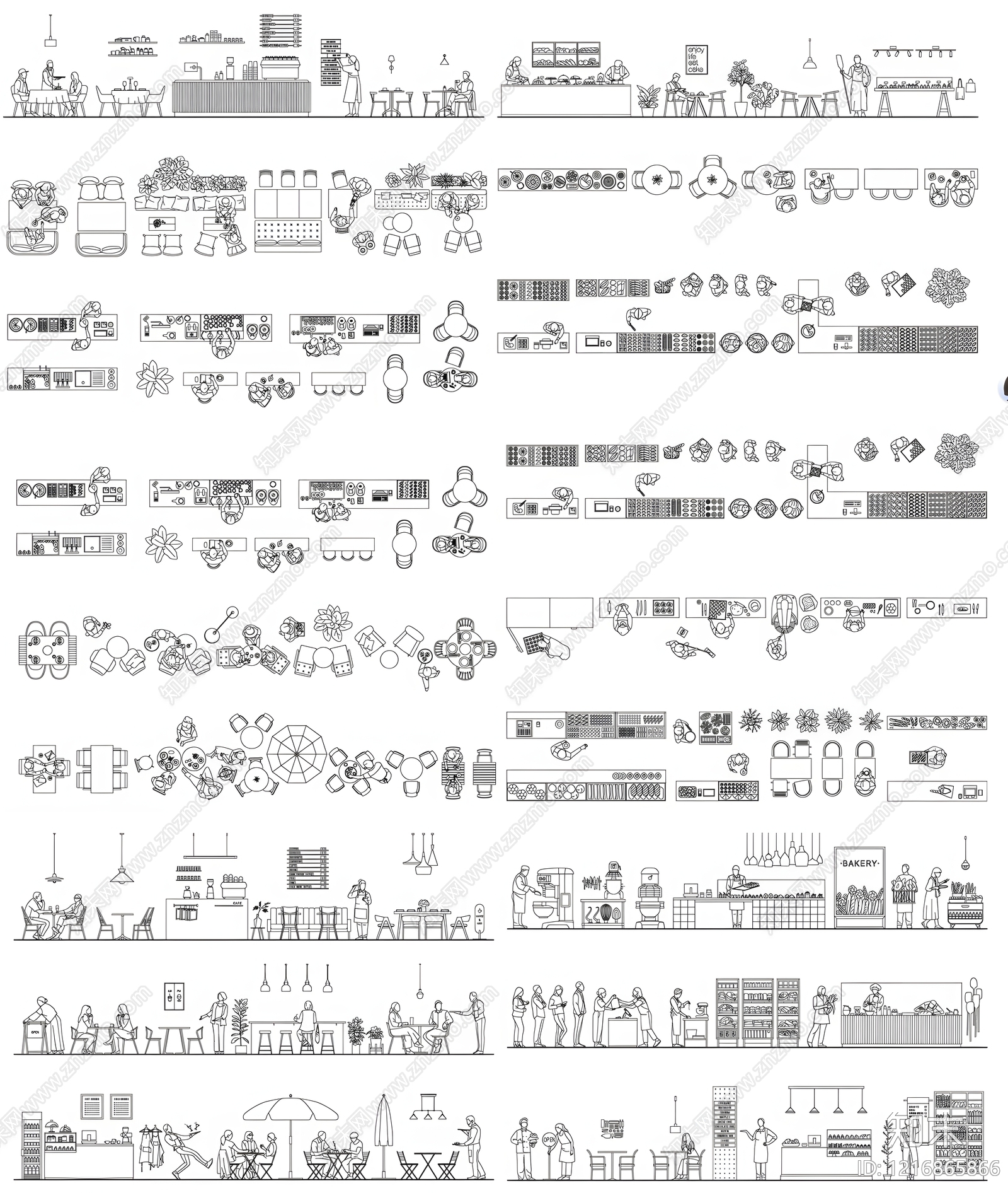 现代人物施工图下载【ID:1216865866】