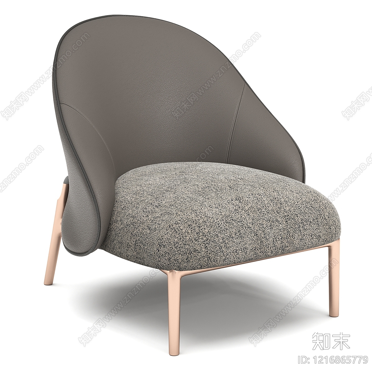 现代简约休闲椅3D模型下载【ID:1216865779】