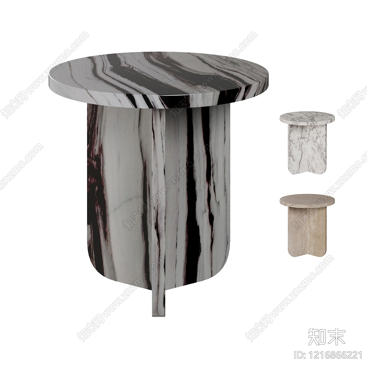 意式极简茶几3D模型下载【ID:1216866221】