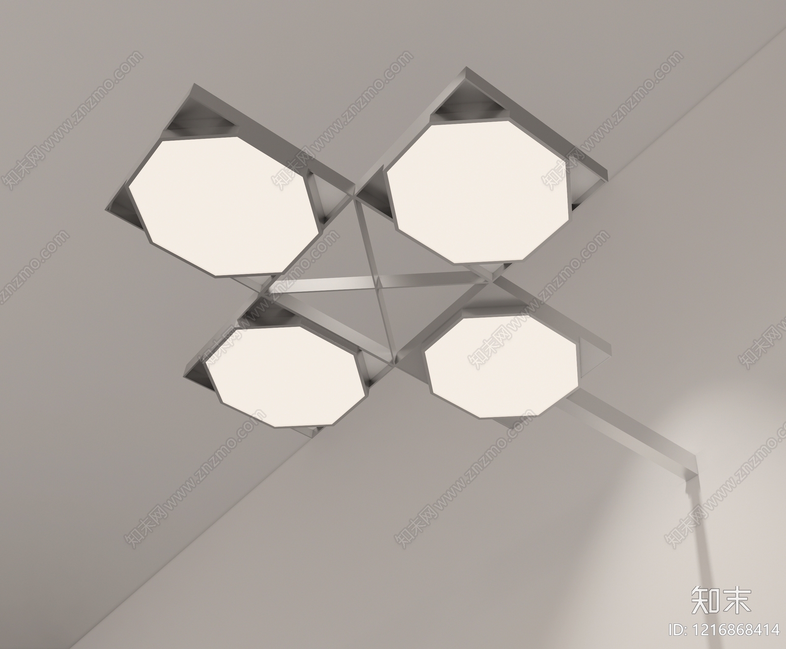 极简壁灯3D模型下载【ID:1216868414】