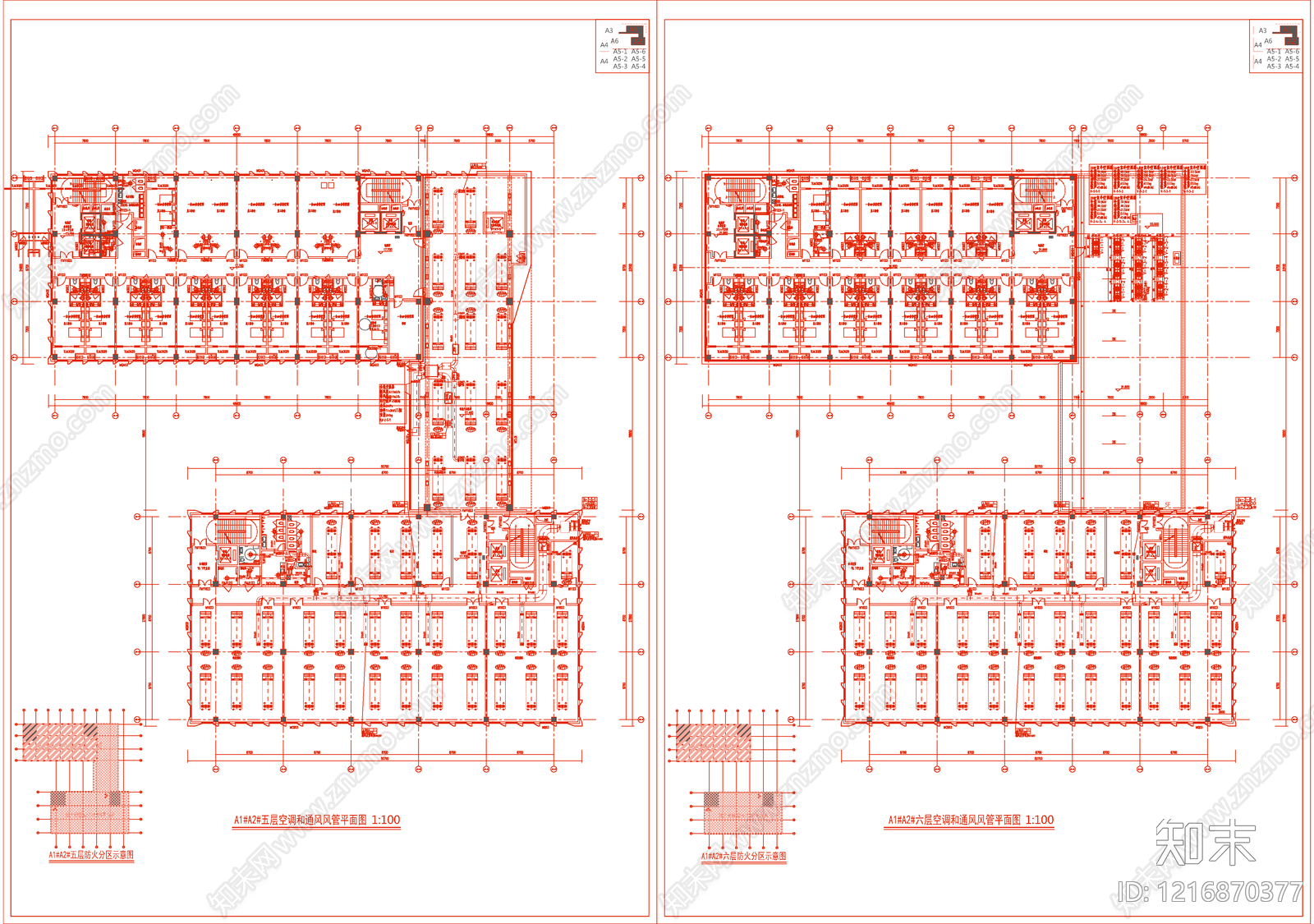 防排烟系统施工图下载【ID:1216870377】