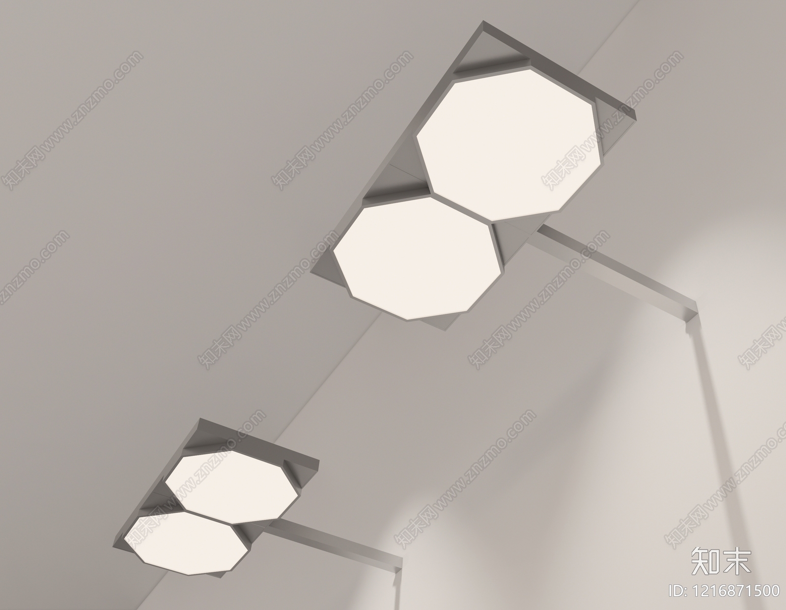 极简壁灯3D模型下载【ID:1216871500】