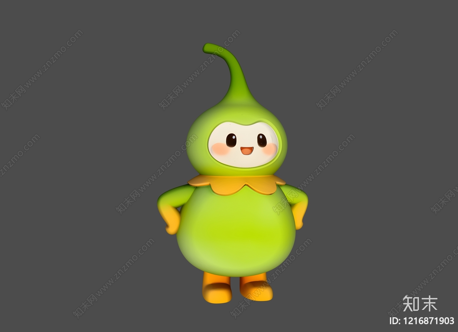 卡通风格IP形象SU模型下载【ID:1216871903】