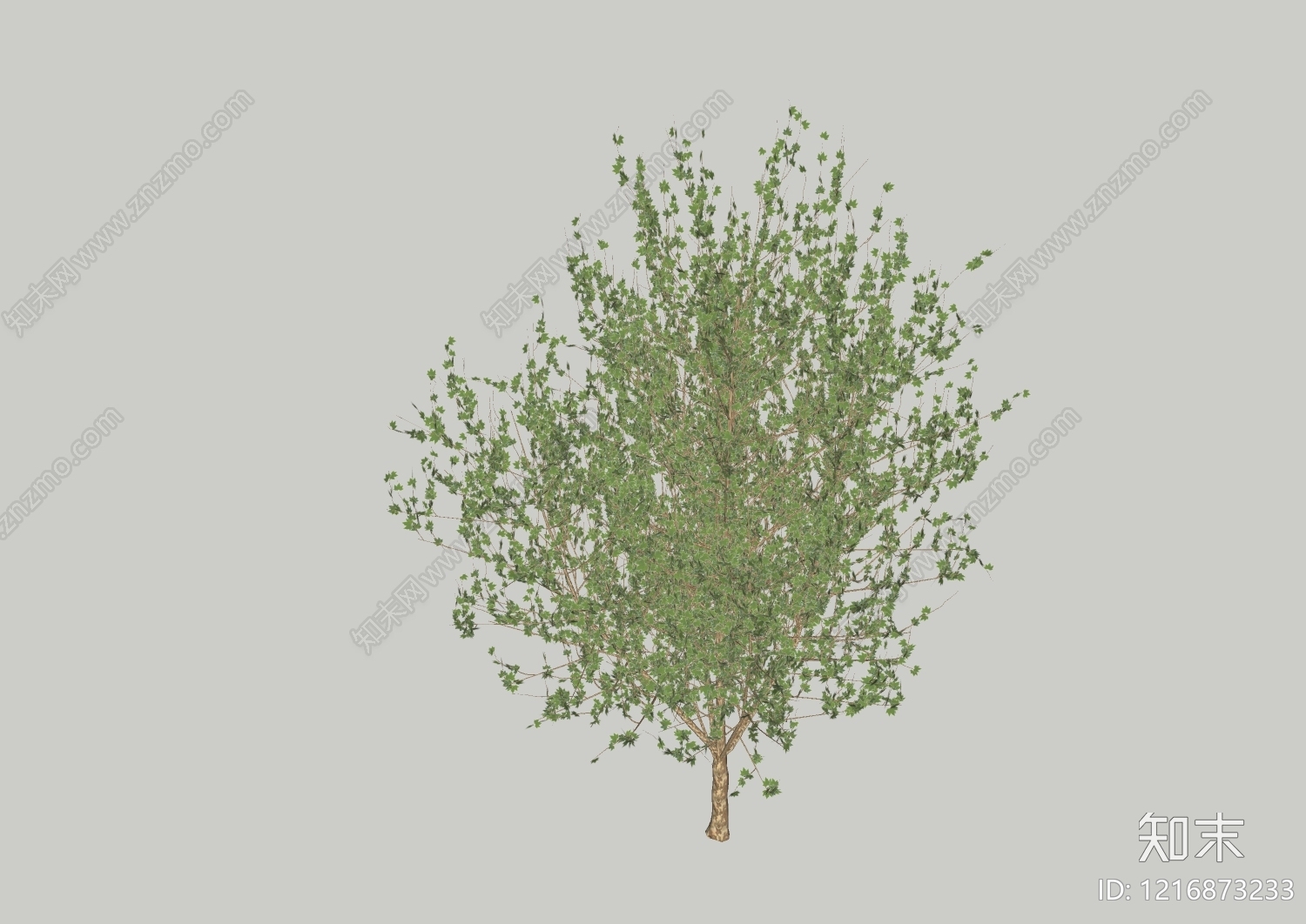自然写实乔木SU模型下载【ID:1216873233】