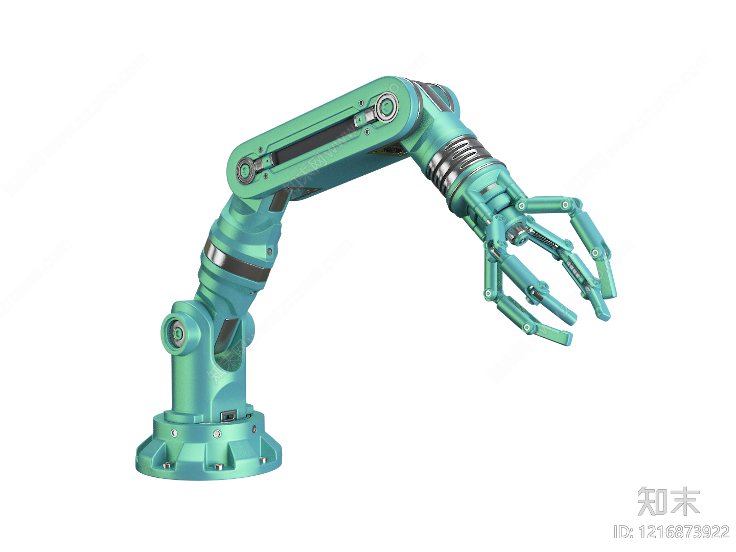 机械工业风交通工具3D模型渲染效果图