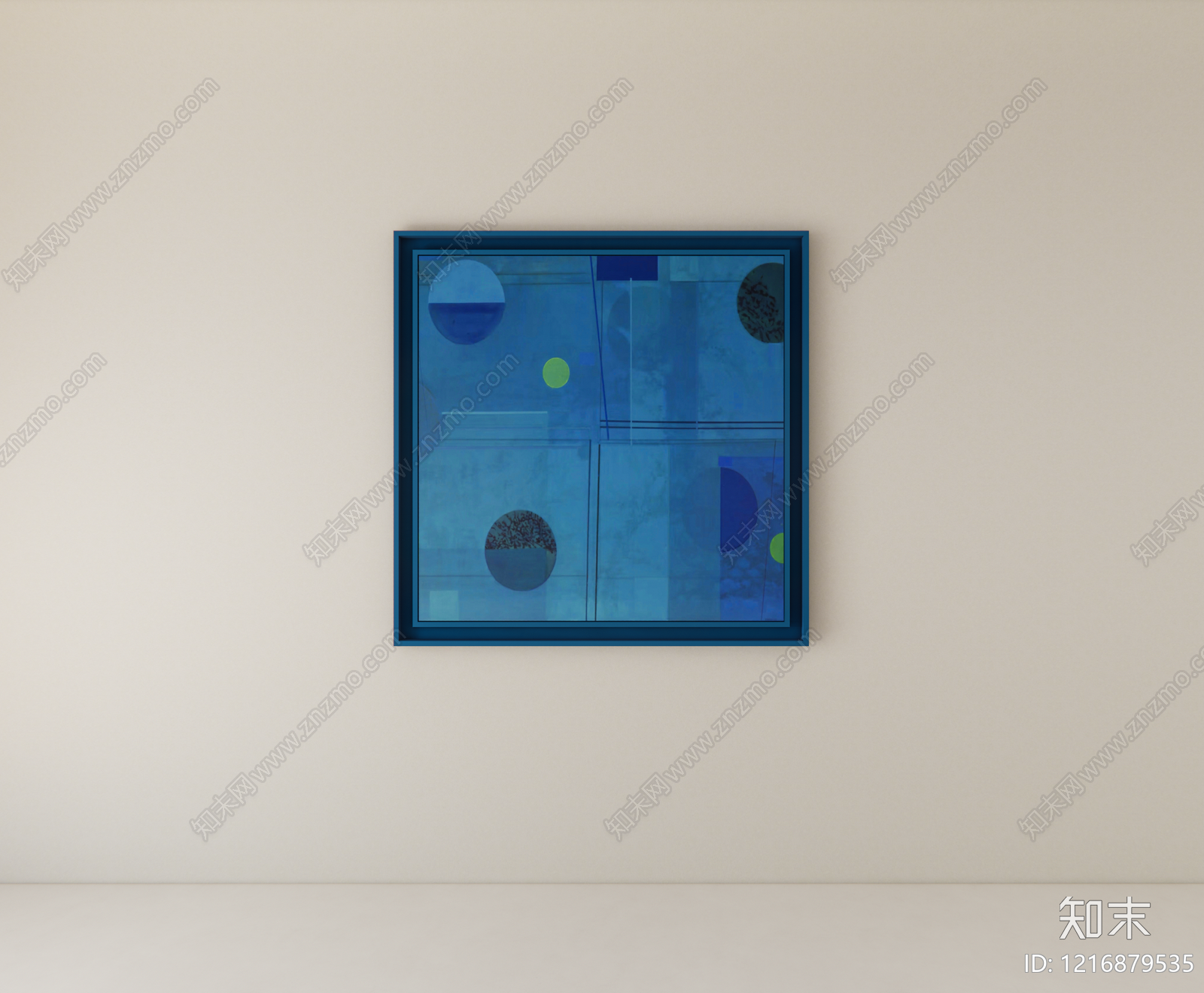 现代挂画SU模型下载【ID:1216879535】