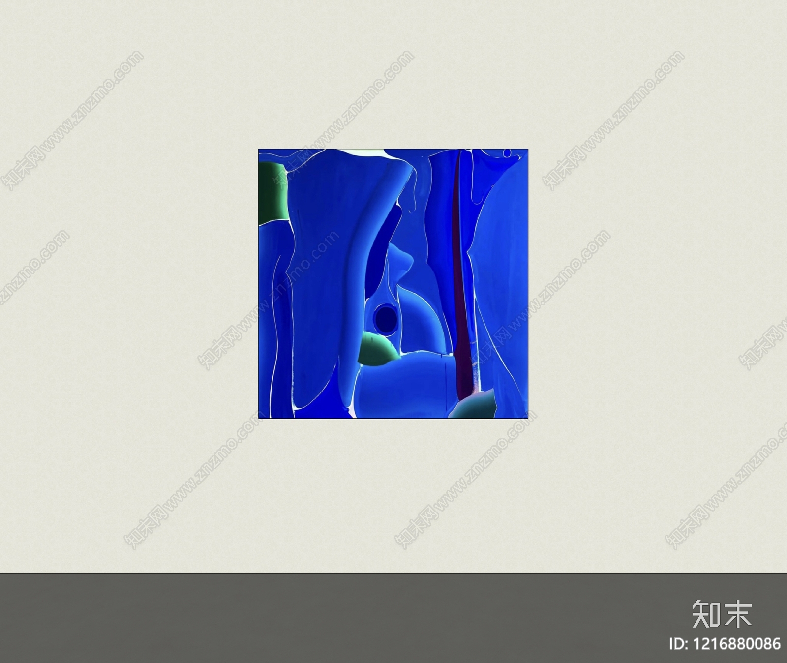 现代挂画SU模型下载【ID:1216880086】
