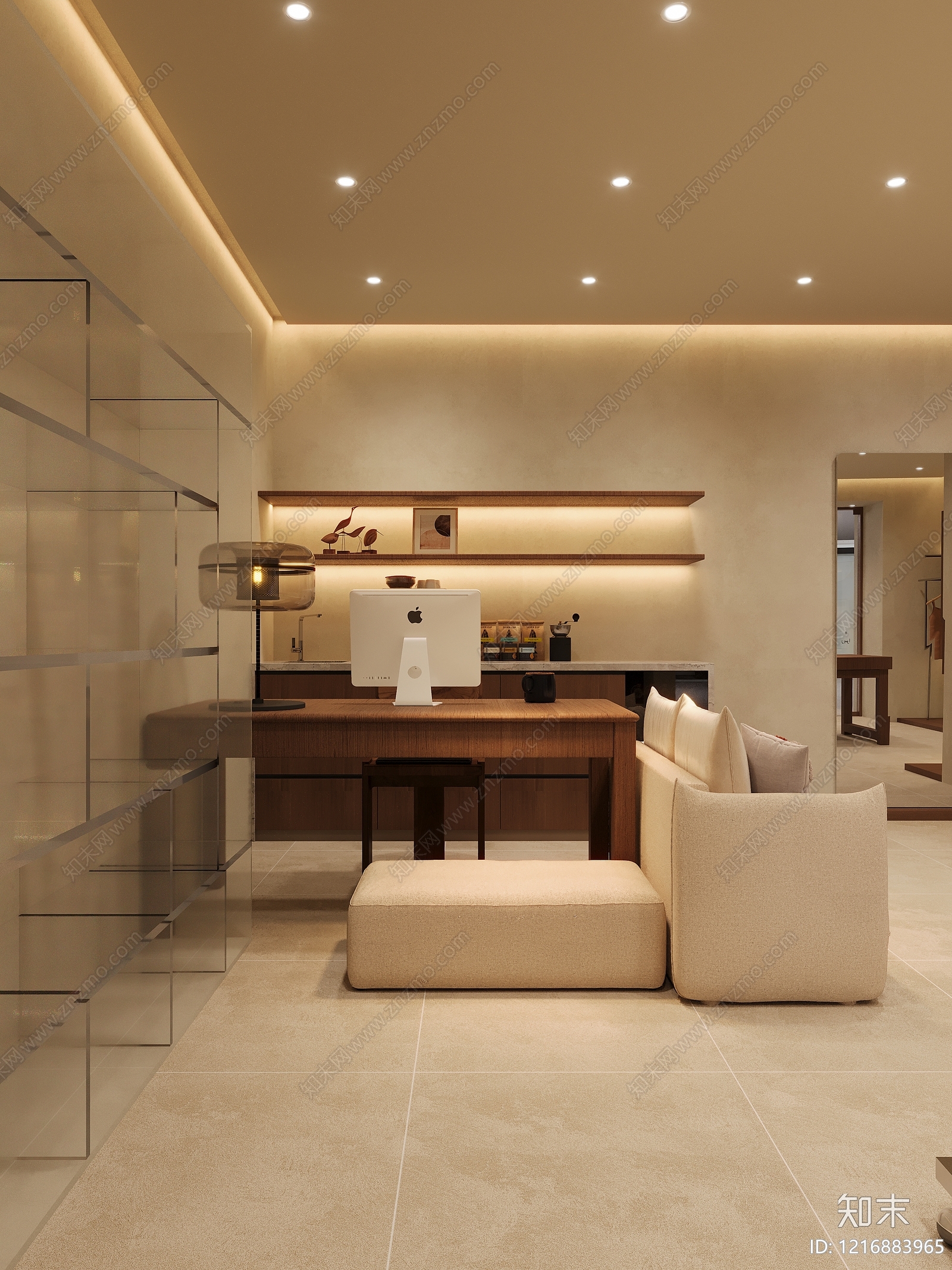 奶油风服装店3D模型下载【ID:1216883965】