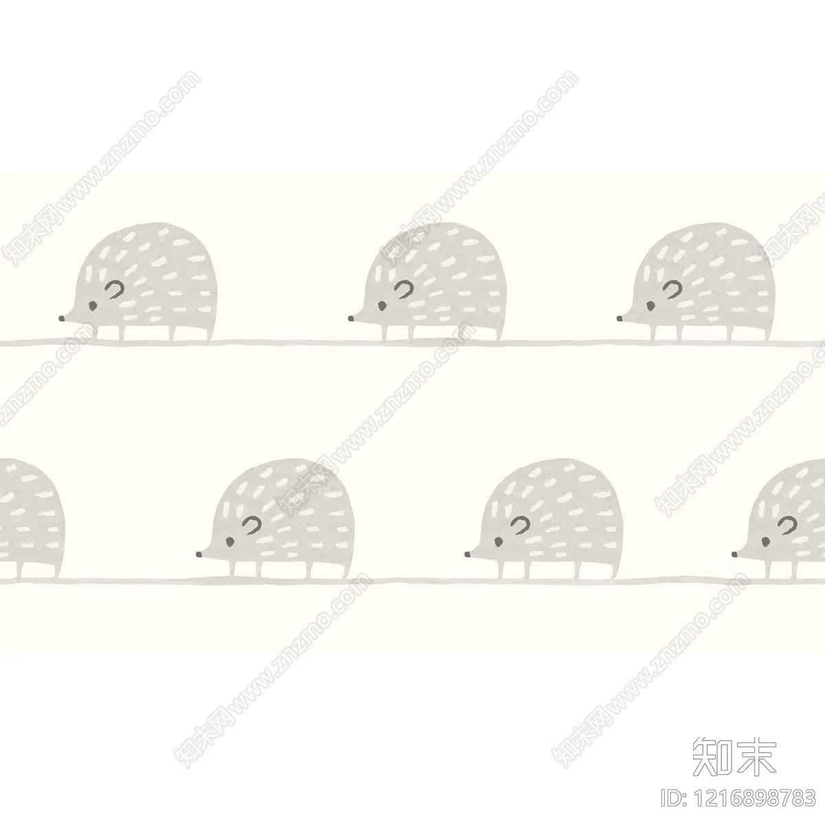 北欧花纹壁纸贴图下载【ID:1216898783】