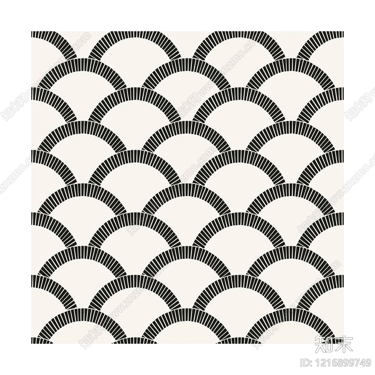 北欧花纹壁纸贴图下载【ID:1216899749】